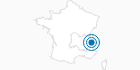 Webcam Courchevel - Webcam Chenus in Savoy: Position on map