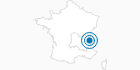 Ski Resort Aillons Margeriaz High Savoy: Position on map
