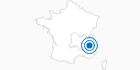 Ski Resort Les 2 Alpes in Isère: Position on map