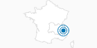 Webcam Valloire - Top station Sétaz in Savoy: Position on map