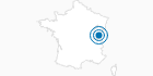 Ski Resort Metabief in Jura: Position on map