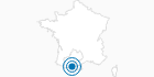 Webcam Guzet Upper station in the Pyrenees: Position on map