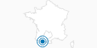 Ski Resort Peyragudes in the Pyrenees: Position on map