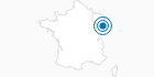 Ski Resort Gerardmer in the Vosges: Position on map