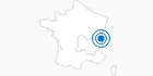 Ski Resort Bernex Dent d Oche High Savoy: Position on map