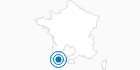 Ski Resort Luz Ardiden in the Pyrenees: Position on map