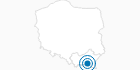 Webcam Chyrowa - Ski Slope in the Polish Carpathians: Position on map