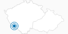 Ski Resort Spicak Zelezna Ruda in the Šumava National Park: Position on map