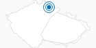 Ski Resort Benecko Czech Krkonose Mountains: Position on map