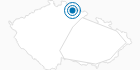 Ski Resort Strazne Czech Krkonose Mountains: Position on map