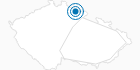 Ski Resort Cerna Hora Czech Krkonose Mountains: Position on map