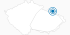 Ski Resort Zlate Hory Hruby Jesenik: Position on map