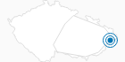 Ski Resort Mezivodi Ski Areal Czech Carpathians: Position on map