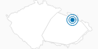 Ski Resort Koprivna Hruby Jesenik: Position on map