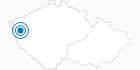 Ski Resort Marianske Lazne Krusne Hory: Position on map