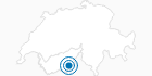Ski Resort Saas Fee in the Saastal: Position on map