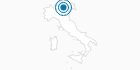 Ski Resort Folgaria – Lavarone (Alpe Cimbra) in Alpe Cimbra - Folgaria Lavarone Luserna: Position on map