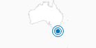 Ski Resort Ben Lomond Ski Fields in the Tamar Valley and Launceston: Position on map