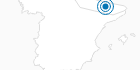 Ski Resort Boi Taüll in the Spain Pyrenees: Position on map