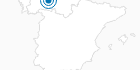 Ski Resort Valgrande Pajares in the Cantabrian Mountains: Position on map