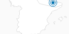 Ski Resort Espot Esqui in the Spain Pyrenees: Position on map