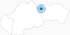 Ski Resort Stary Smokovec in the Slovak Upper Tatra: Position on map