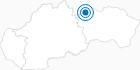 Ski Resort Bachledka Ski and Sun in the Slovak Upper Tatra: Position on map