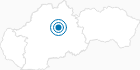 Ski Resort PARK SNOW Donovaly in the Velka Fatra: Position on map