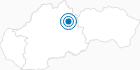 Ski Resort Opalisko Zav Poruba in the Slovak Lower Tatra: Position on map