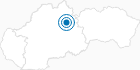Ski Resort Ziarce Pavcina Lehota in the Slovak Lower Tatra: Position on map
