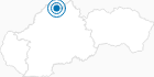 Ski Resort Snow Paradise Velka Raca in the Western Tatra: Position on map