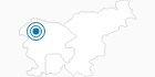 Ski Resort Vogel in the Gorenjska region: Position on map