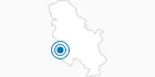 Ski Resort Tornik in Central Serbia: Position on map