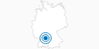 Ski Resort Stocksberg in the Swabian Jura: Position on map