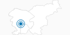 Ski Resort Javornik in the Goriska region - Emerald Route: Position on map