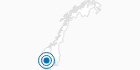 Ski Resort Fonna Glacier Ski Resort in Hordaland: Position on map
