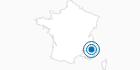 Webcam Val d'Allos - the village in Alpes-de-Haute-Provence: Position on map