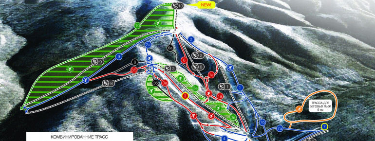 Trail Map Adzhigardak
