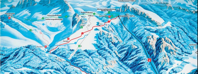 Trail Map Aschau Kampenwand