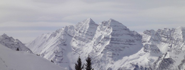 The most photographed peaks in North America - the Maroon Bells