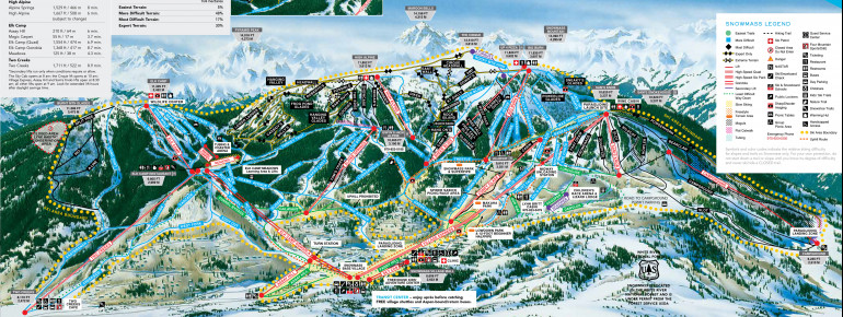 Trail Map Aspen Snowmass