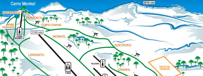 Trail Map Batea Mahuida