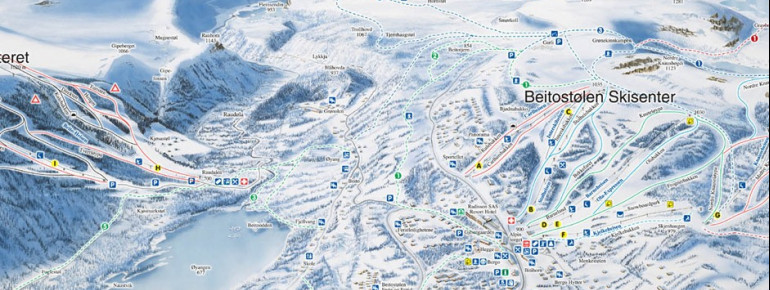 Trail Map Beitostolen