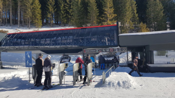 The new Thanellerbahn is equipped with a liftable conveyor belt.