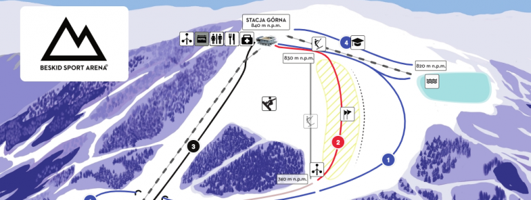 Trail map Beskid Sport Arena