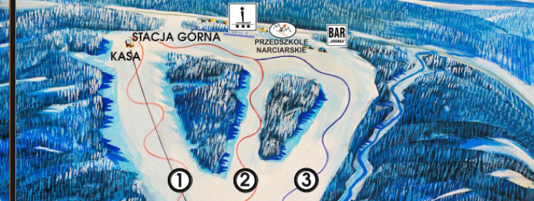 Trail map Bialy Jar - Karpacz