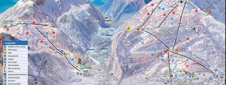 Trail Map Biberwier Marienberg