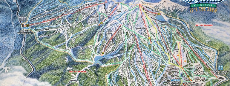 Trail Map Big White Ski resort