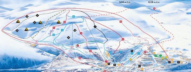 Trail Map Björkliden