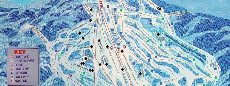 Trail Map Black Mountain NH